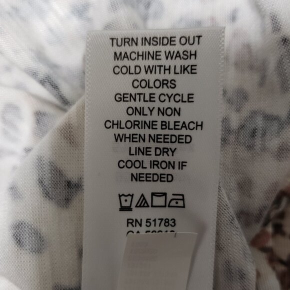 Maurices Leopard Short Flutter Sleeve Top - Picture 7 of 8